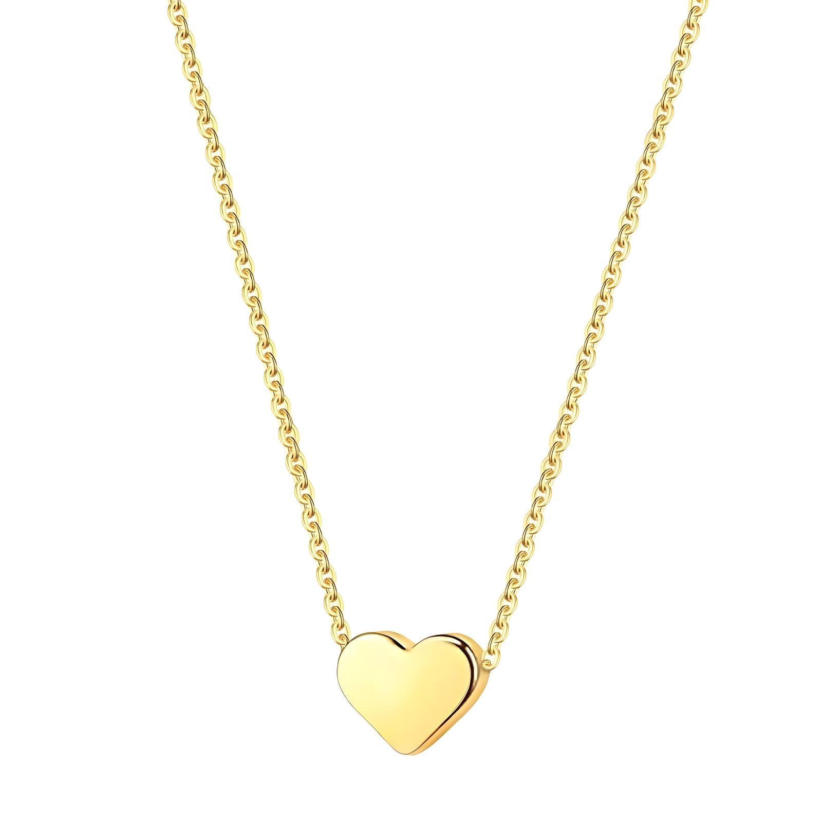 18K Gold Plated Heart Necklace
