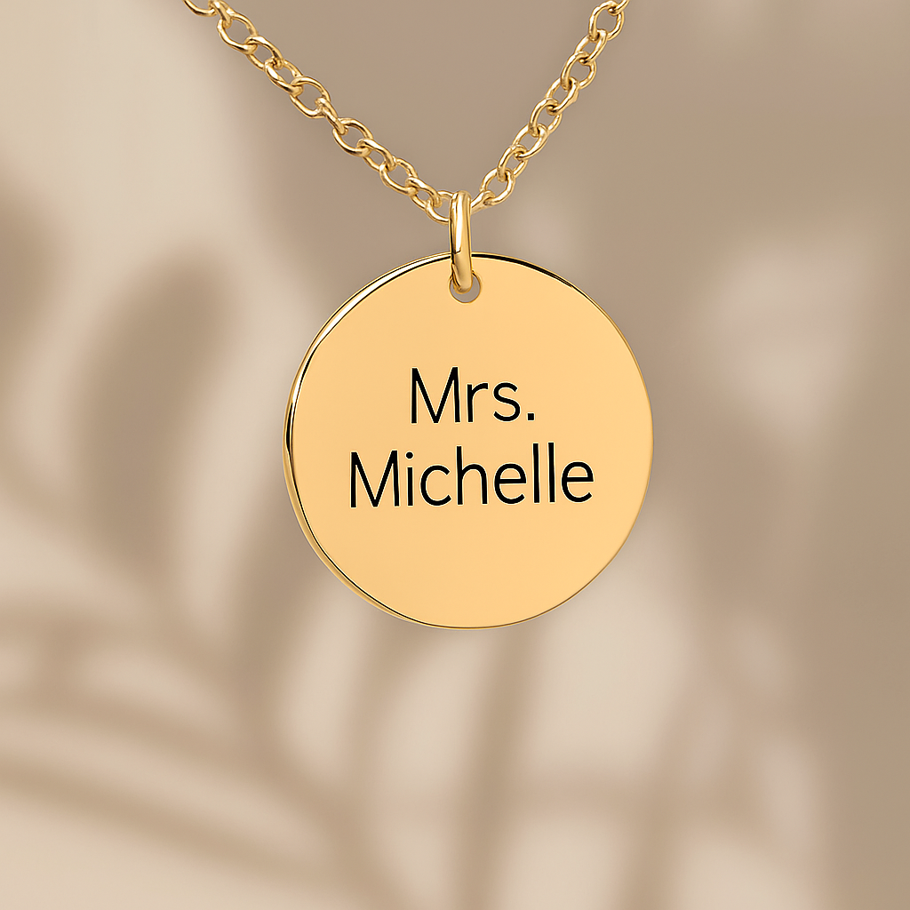 Teacher Engraving Jewelry