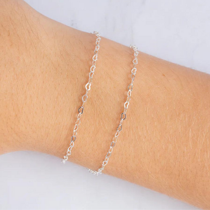 Hearts - Sterling Silver Chain