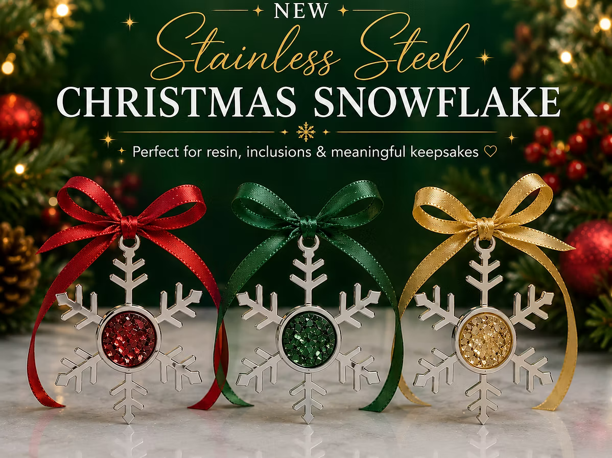 Stainless Steel Snowflake Keepsake Ornament