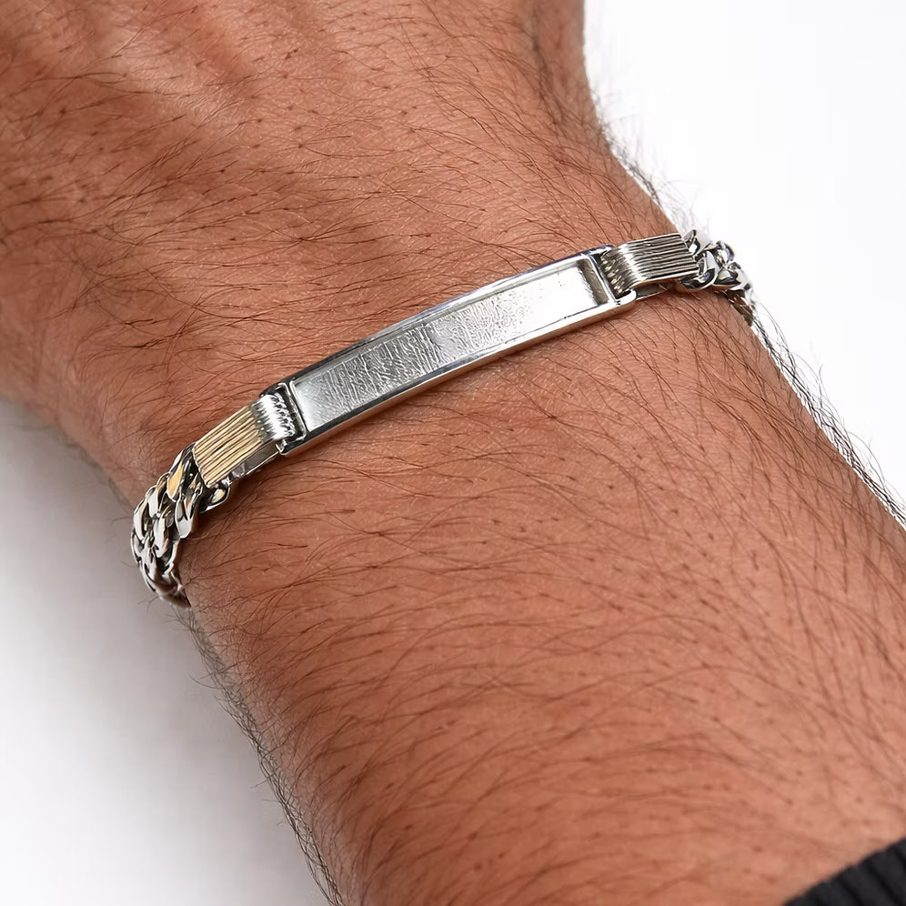 Men's Sterling Silver Chunky Curb Bracelet