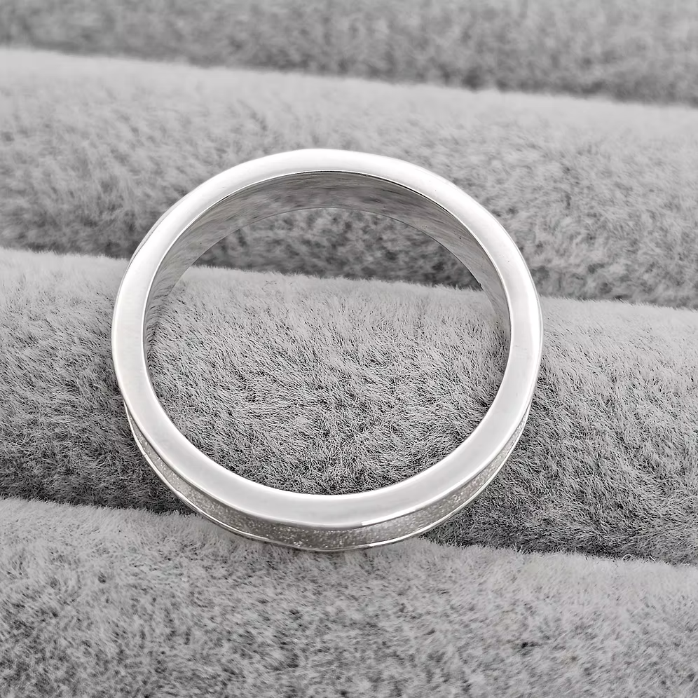 Sterling Silver Channel Ring