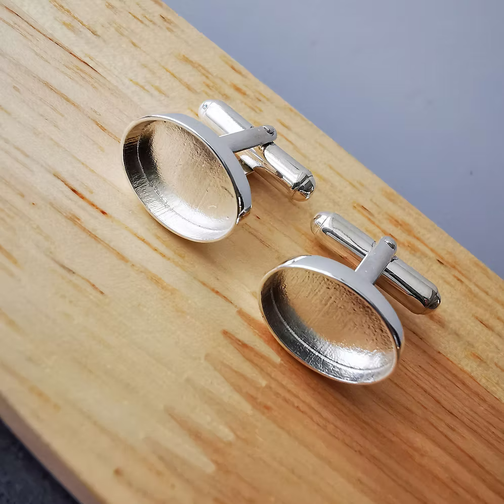 Men's Sterling Silver Cufflinks