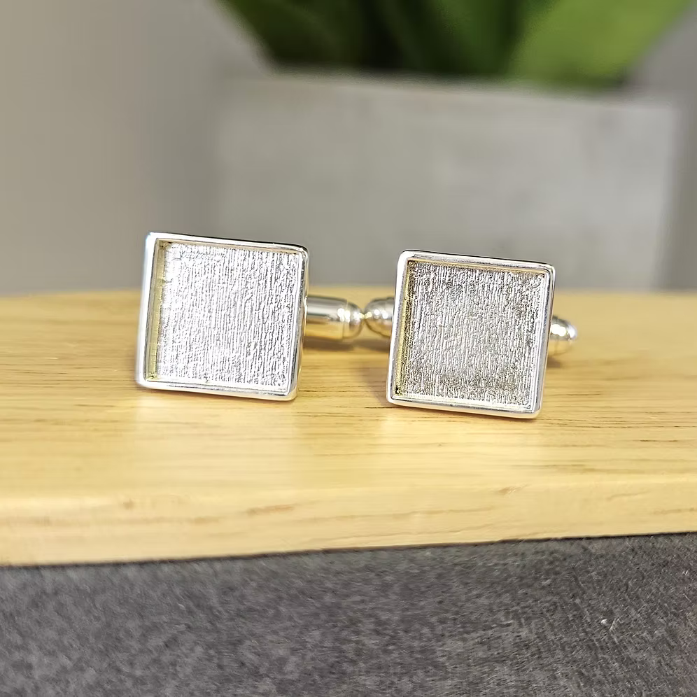 Men's Sterling Silver Cufflinks
