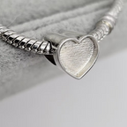 Sterling Silver Heart Pandora Bead