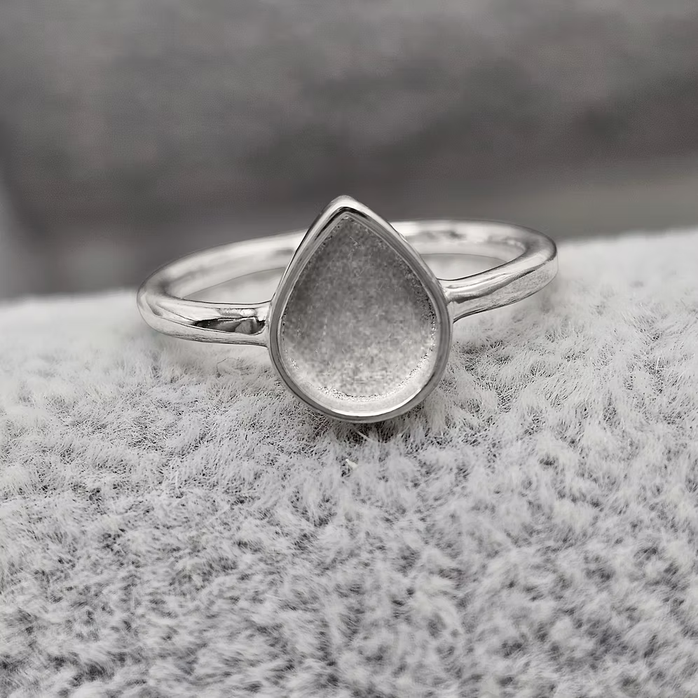 Sterling Silver Oval Ring