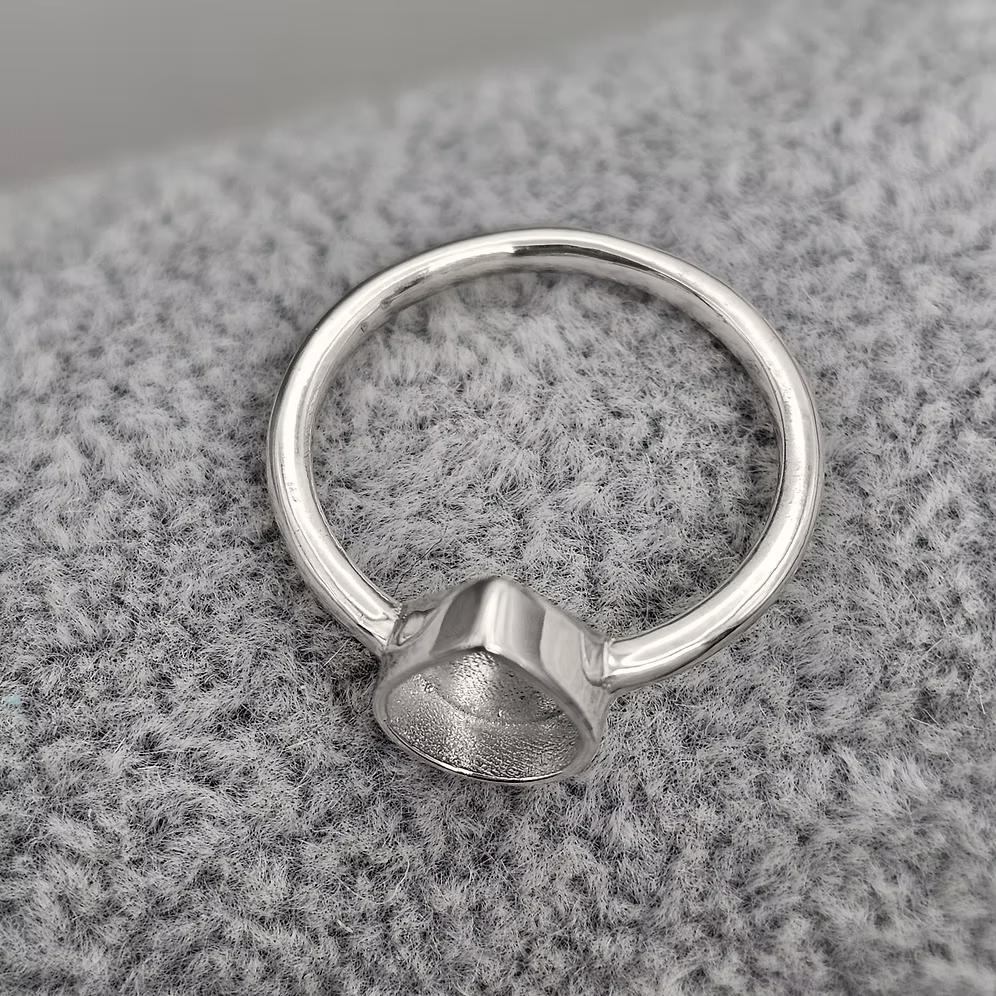 Sterling Silver Oval Ring