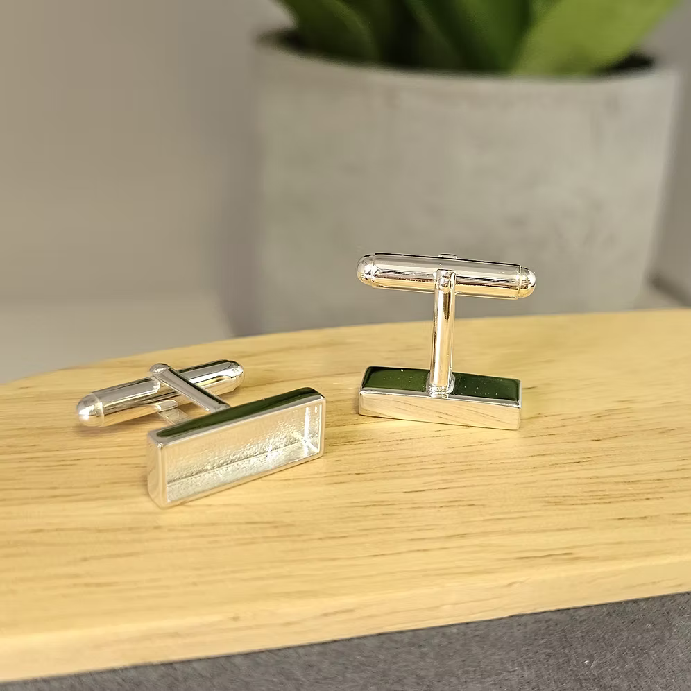 Men's Sterling Silver Cufflinks
