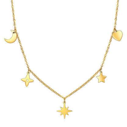 18K Gold Plated Galaxy Necklace