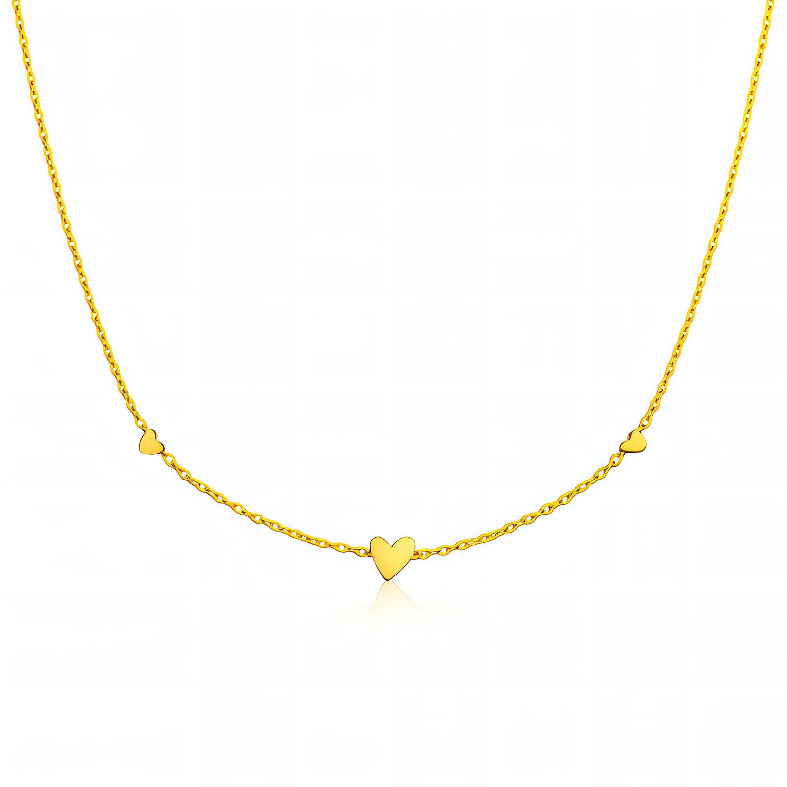 Trio Heart Necklace
