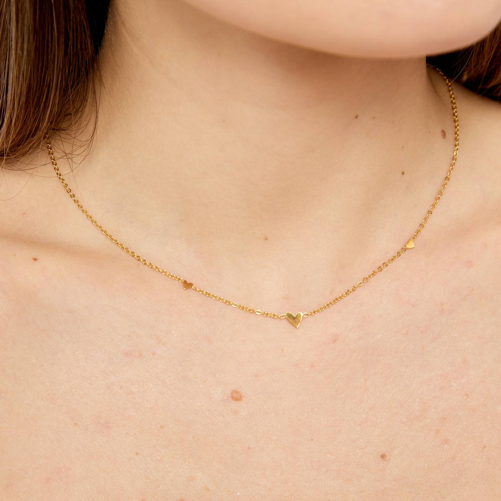 Trio Heart Necklace