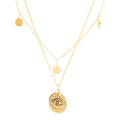 Evil Eye Double Layer Necklace