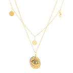 Evil Eye Double Layer Necklace