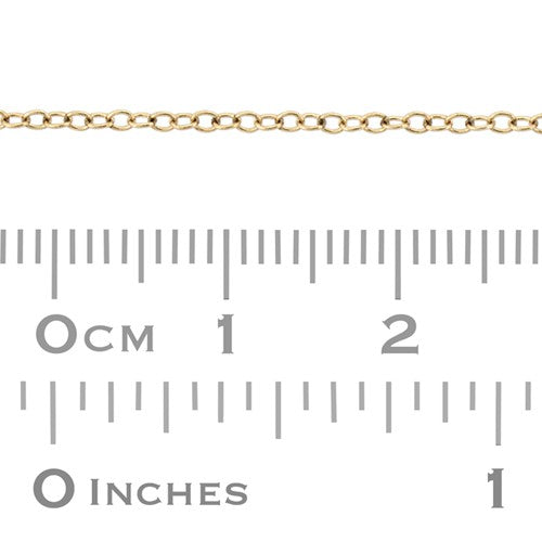 18kt Solid Gold Circle Charm/Necklace