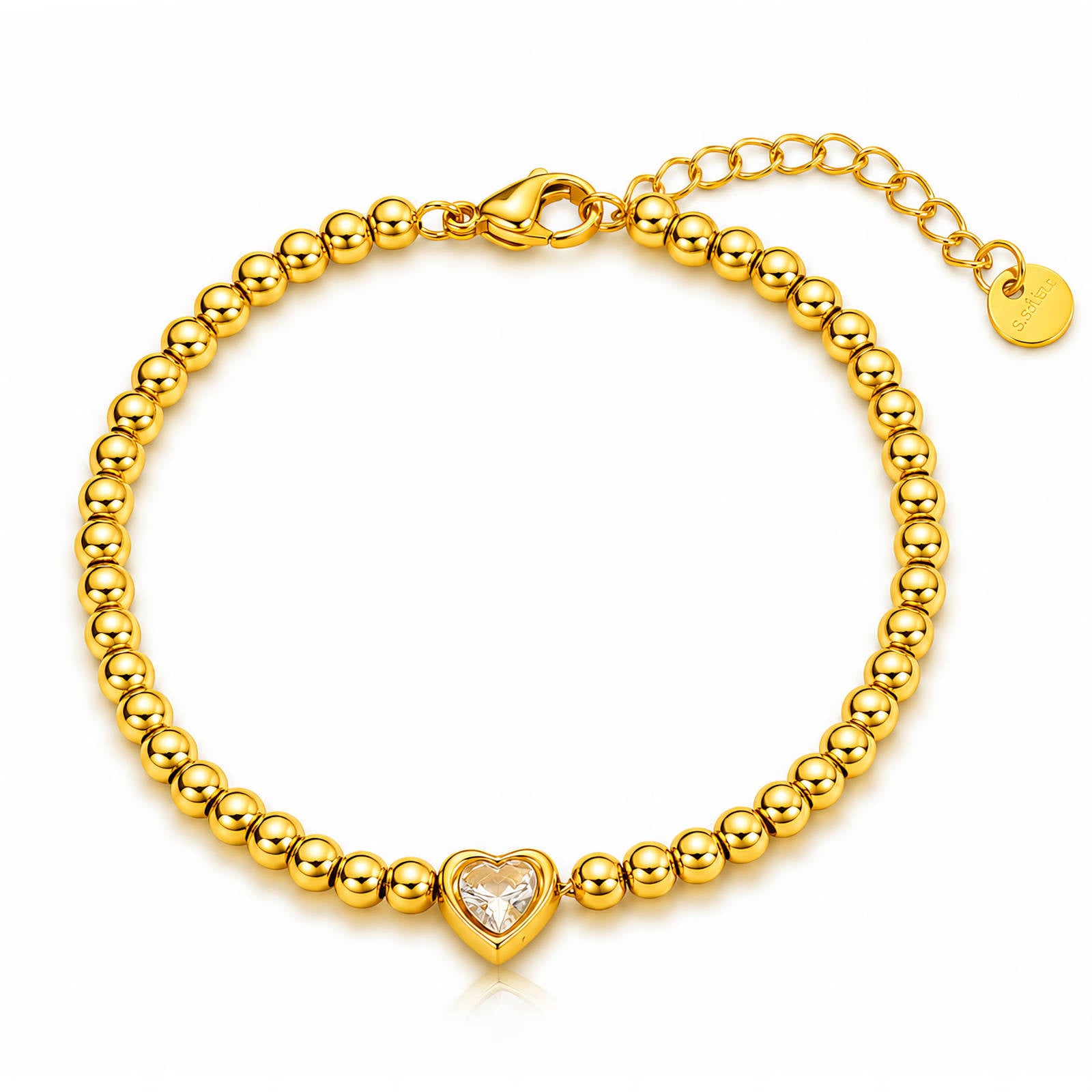 Heart Beaded Bracelet