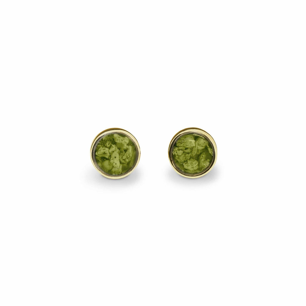 Solid Gold Stud Earrings