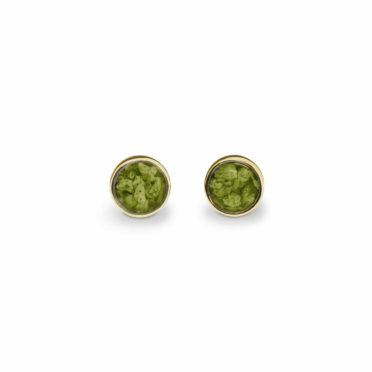 Solid Gold Stud Earrings