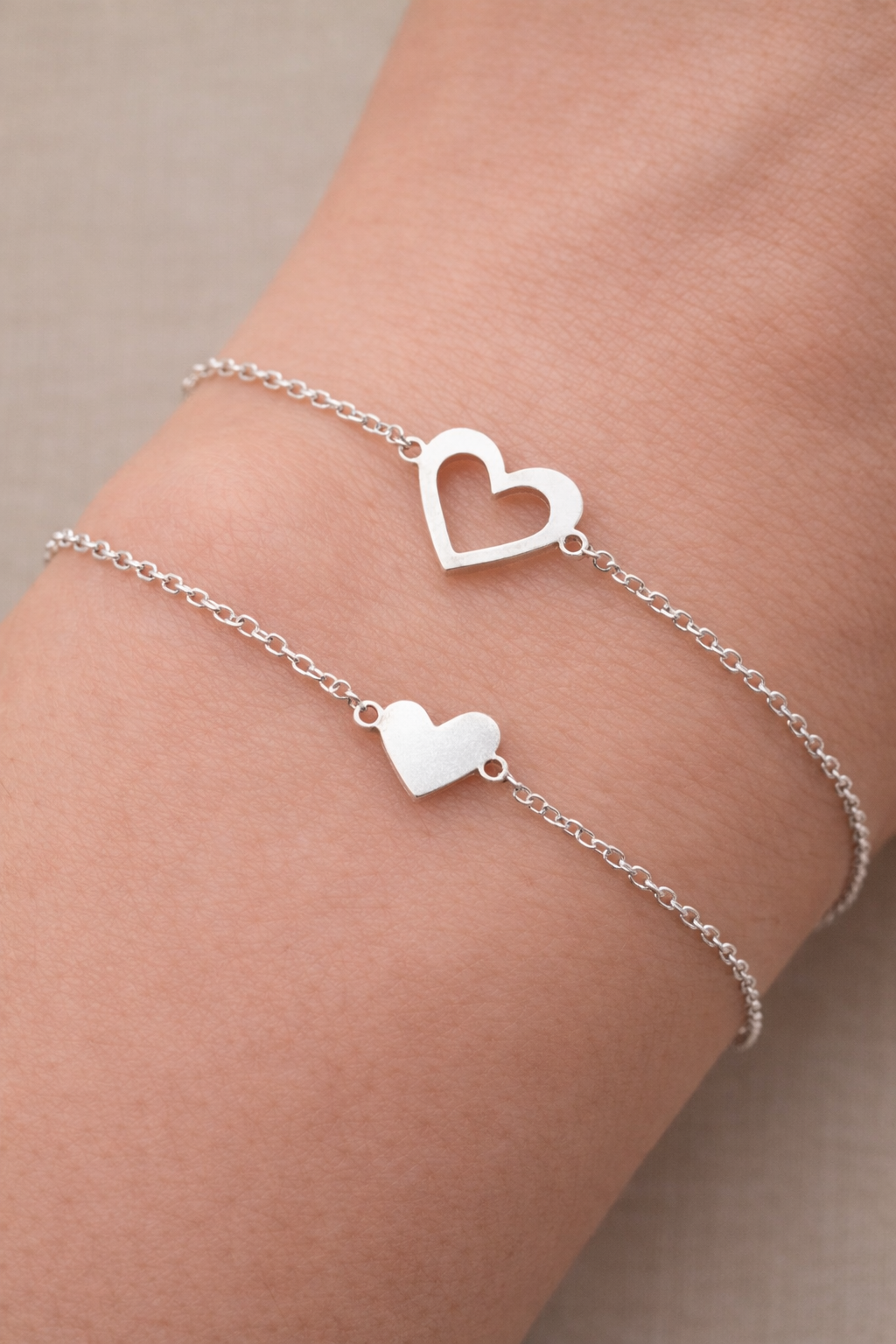 Matching Heart Jewelry Set