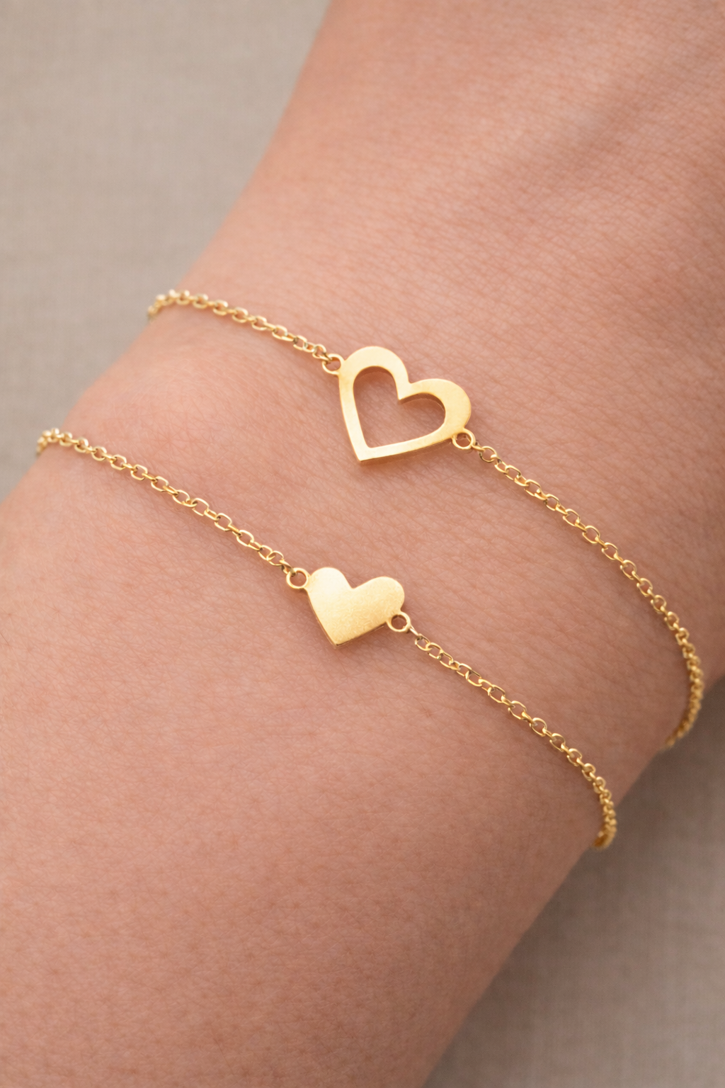 Matching Heart Jewelry Set