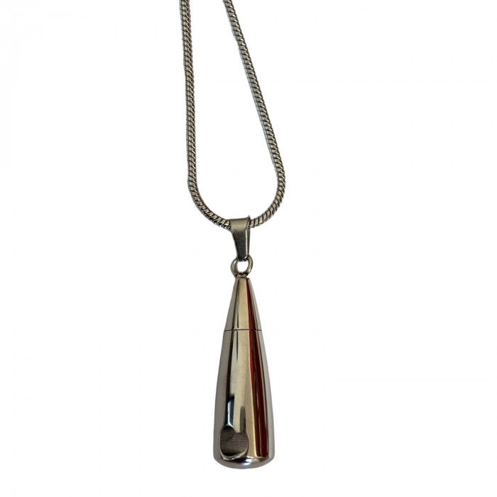 Stainless Steel Droplet Necklace Urn