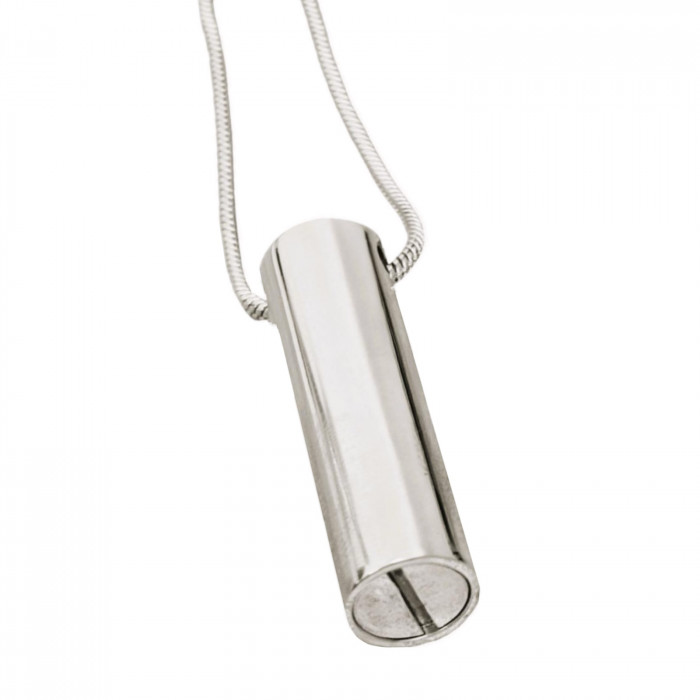 Stainless Steel Tube Necklace Urn