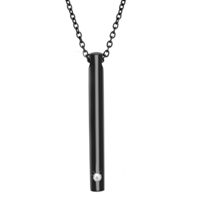 Stainless Steel Slim Tube Pendant/Necklace