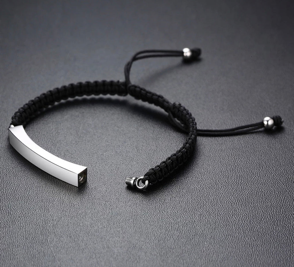 Stainless Steel Adjustable Rope Bracelet