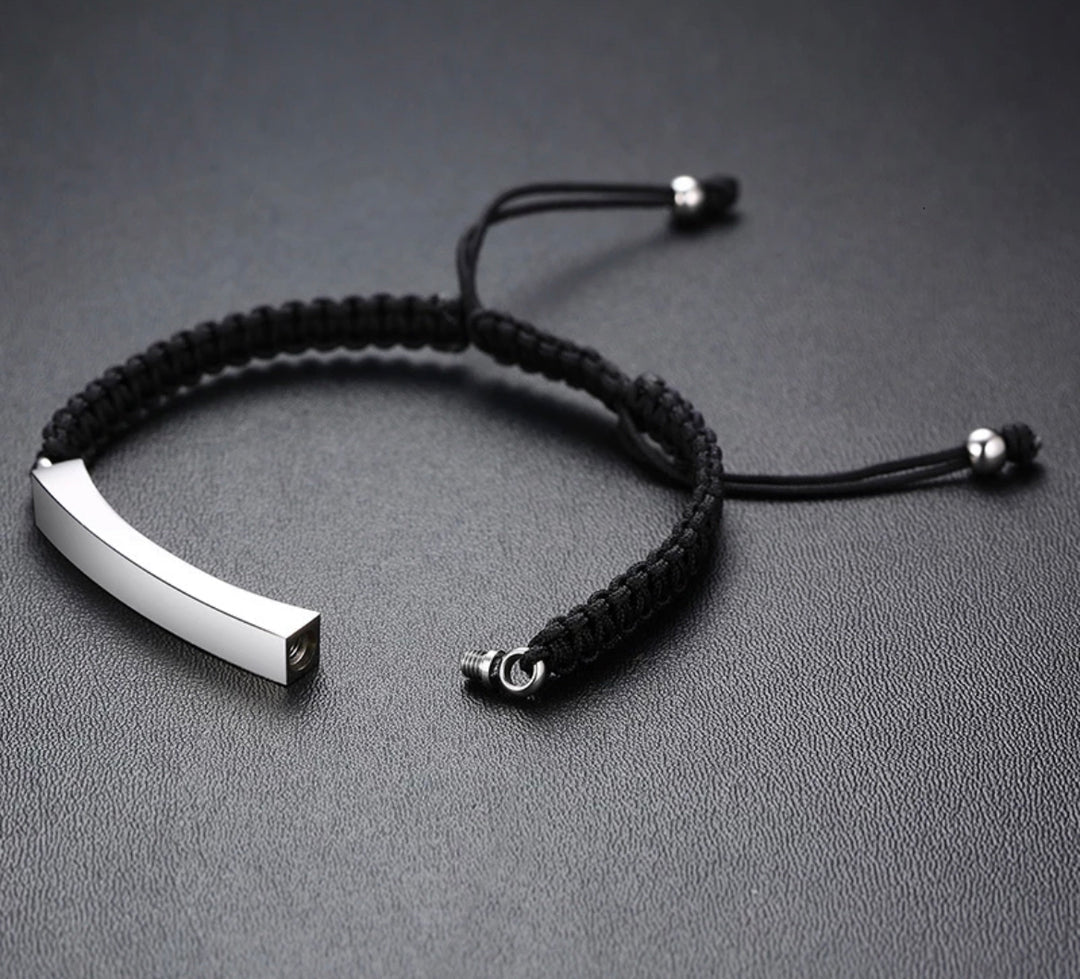 Stainless Steel Adjustable Rope Bracelet