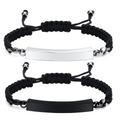 Stainless Steel Adjustable Rope Bracelet