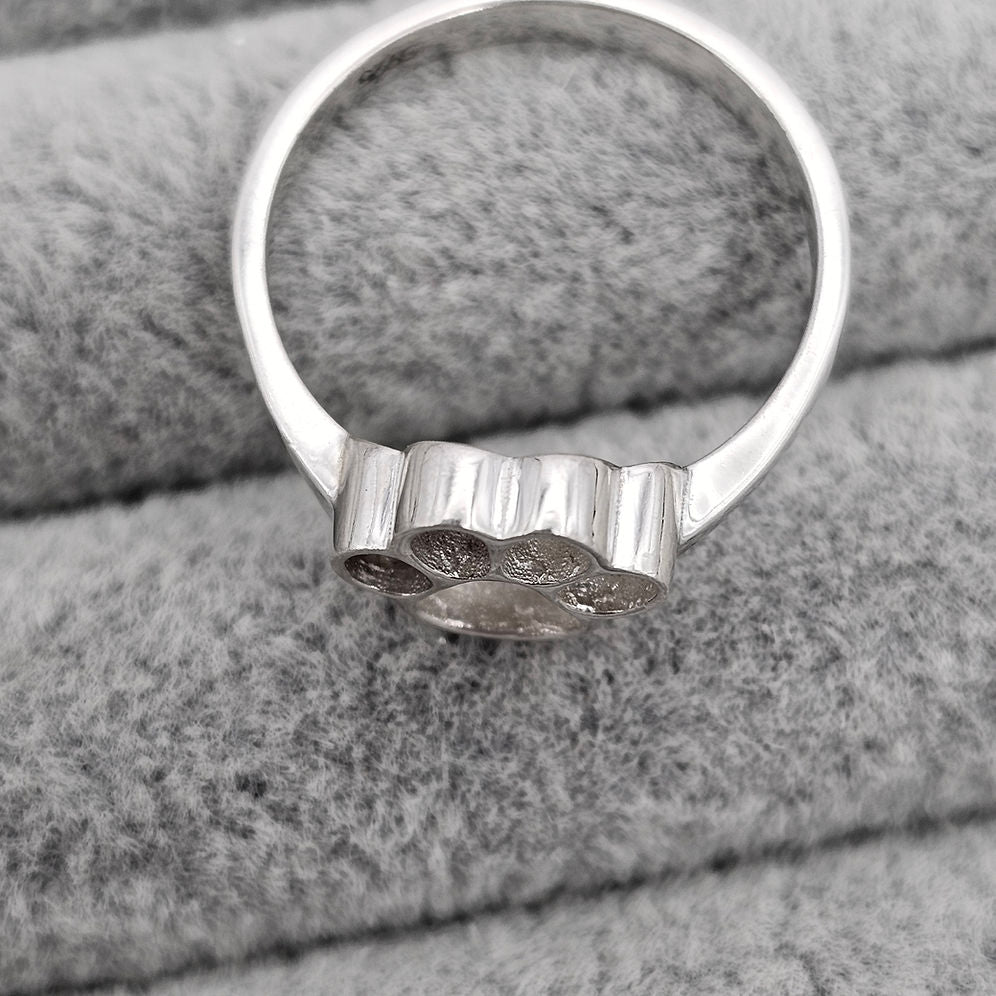 Sterling Silver Paw Print Ring