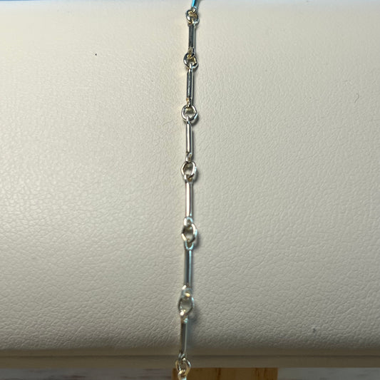 Bar - Sterling Silver Chain