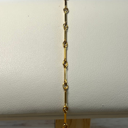 Straight Bar - 14K Gold Filled Chain
