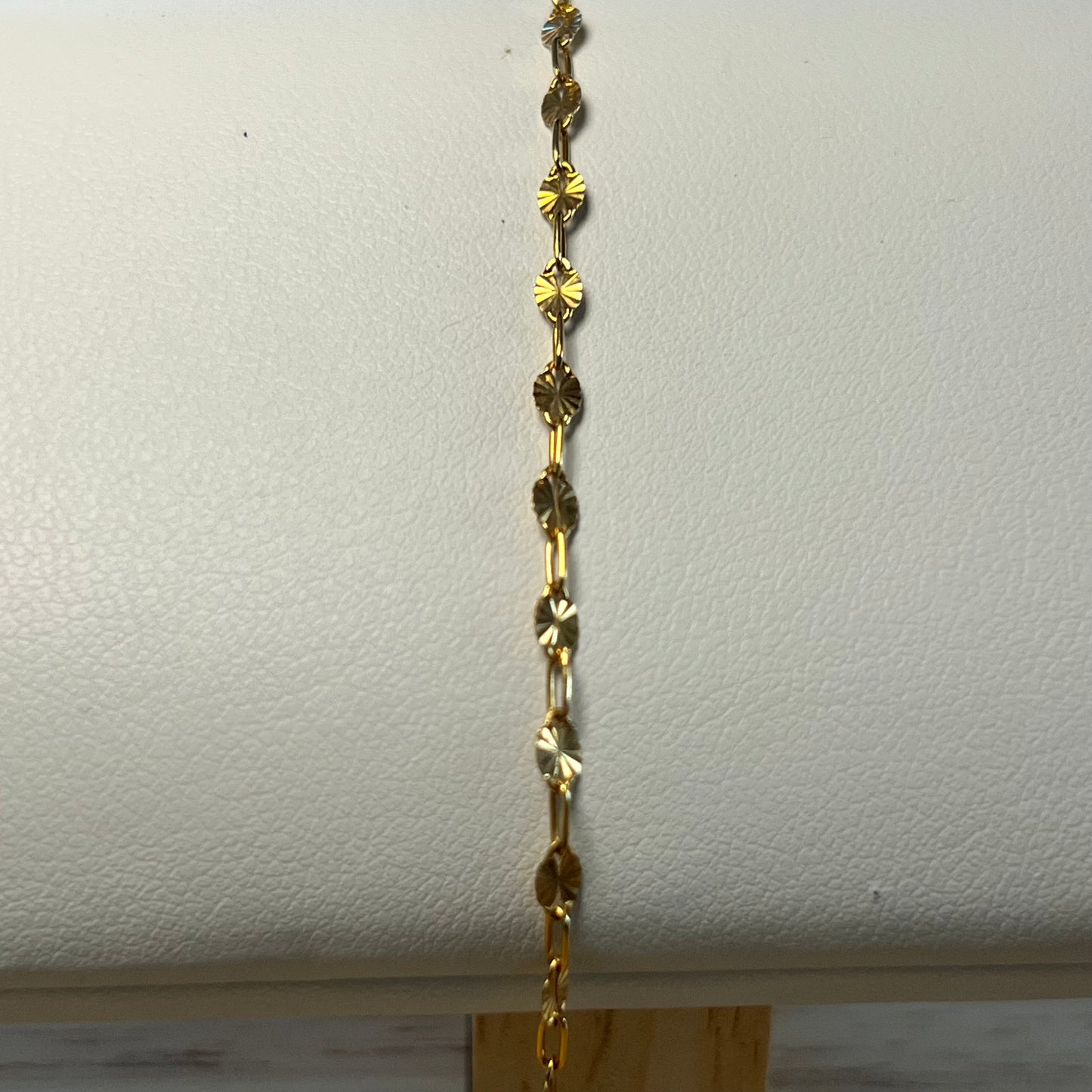 Sunburst Paperclip - 14K Gold Filled Chain