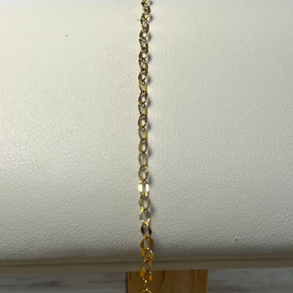 Dapped Rolo - 14K Gold Filled Chain