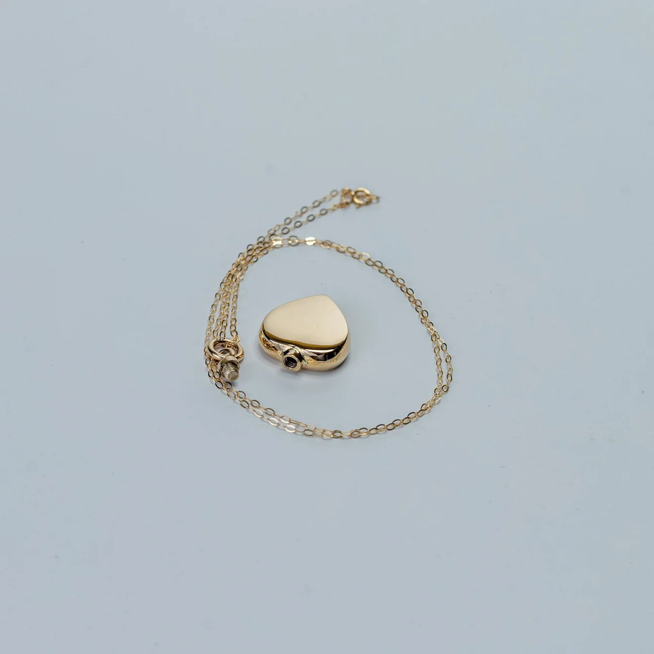 18k Solid Gold Heart Urn