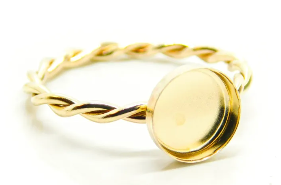Solid Gold 'Twist' Ring