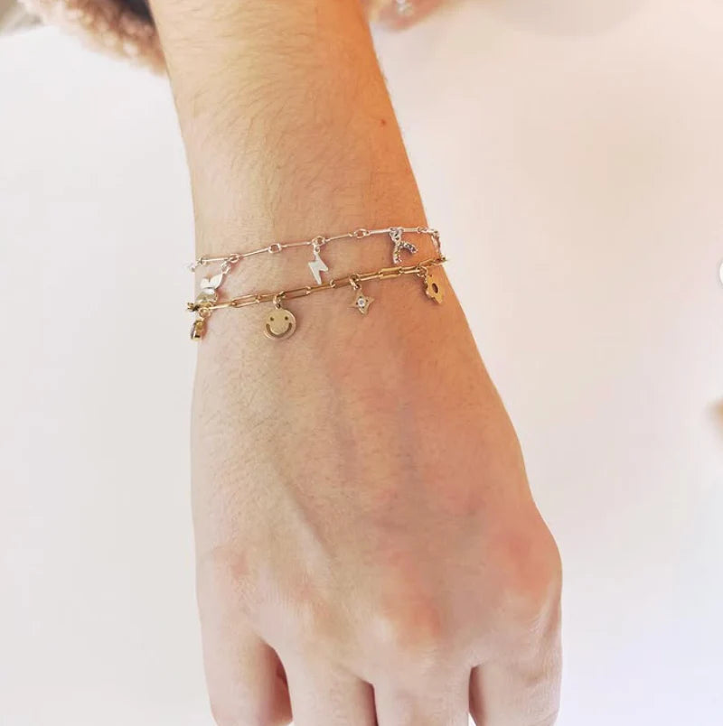 Personalised 'Name + Charm' Bracelet