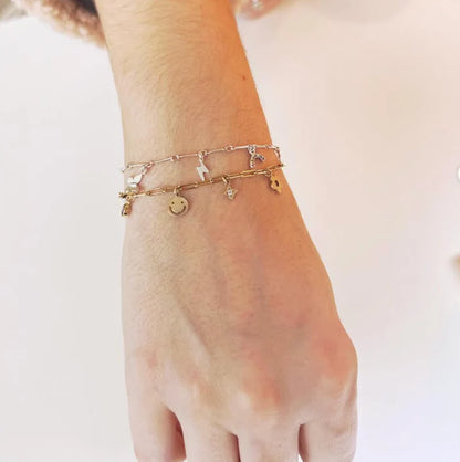 Personalised 'Name + Charm' Bracelet