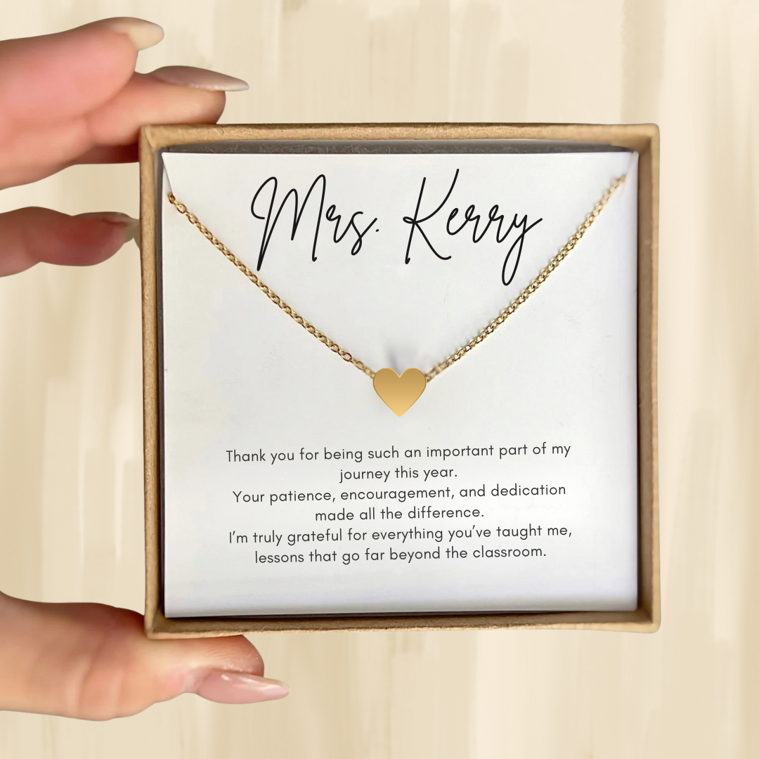 Personalised Teacher Jewelry