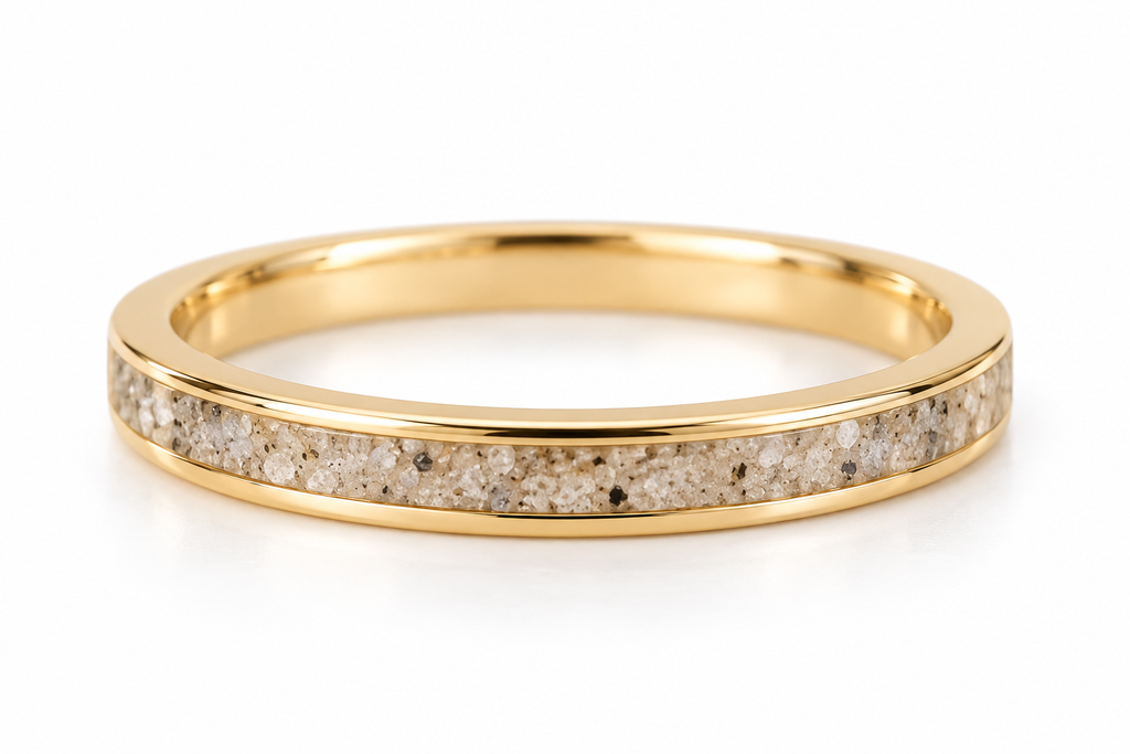 Solid Gold 'Channel' Ring