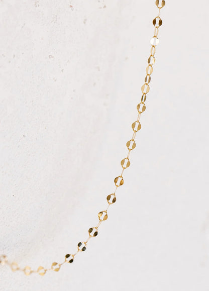 Dapped Rolo - 14K Gold Filled Chain